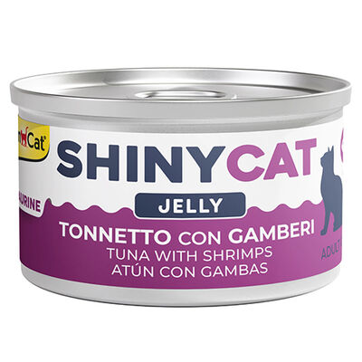 GimCat ShinyCat Jelly Karidesli Ton Balığı Jöleli Kedi Konservesi 70 Gr