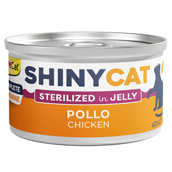 GimCat - GimCat ShinyCat Jelly Sterilized Tavuklu Jöleli Kısırlaştırılmış Kedi Konservesi 70 Gr