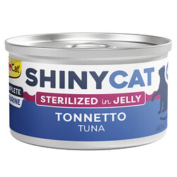 GimCat - GimCat ShinyCat Jelly Sterilized Ton Balıklı Jöleli Kısırlaştırılmış Kedi Konservesi 70 Gr