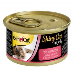 GimCat - GimCat ShinyCat Tavuklu Yengeçli Jöleli Konserve Kedi Maması 70 Gr