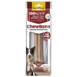 GimDog - Gimdog Chew Bone Naturel Press Çiğneme Kemiği Köpek Ödülü 150 Gr - 20 Cm