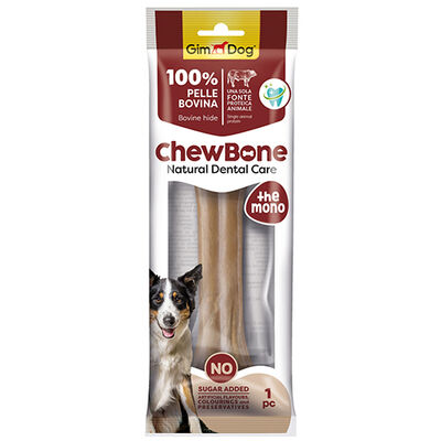 Gimdog Chew Bone Naturel Press Çiğneme Kemiği Köpek Ödülü 150 Gr - 20 Cm