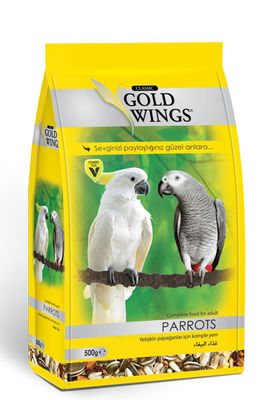 Gold Wings Classic Yetişkin Papağanlar için Komple Yem 500 Gr