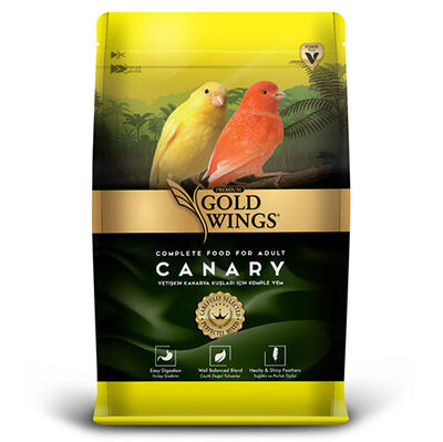 Gold Wings Premium Yetişkin Kanaryalar için Komple Yem 1000 Gr