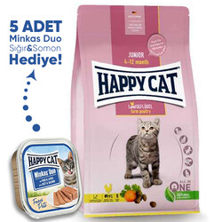 Happy Cat - Happy Cat Junior Kümes Hayvanlı Yavru Kedi Maması 10 Kg + 5 Adet Happy Cat 100 Gr