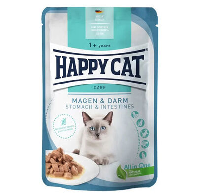 Happy Cat Meat in Sauce Stomach Intestines Mide Sağlığı Kedi Yaş Maması 85 Gr