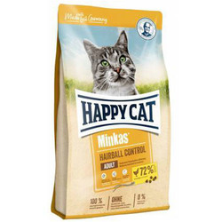 Happy Cat - Happy Cat Minkas Hairball Control Kümes Hayvanlı Kedi Maması 10 Kg