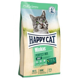 Happy Cat - Happy Cat Minkas Perfect Mix Kedi Maması 10 Kg + Temizlik Mendili