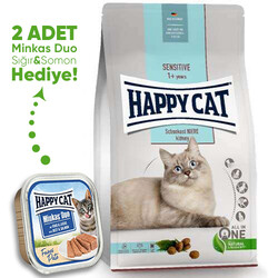 Happy Cat - Happy Cat Sensitive Kidney Hassas Sindirim Kedi Maması 4 Kg + 2 Adet Happy Cat 100 Gr