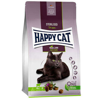 Happy Cat Sterilised Lamb Kuzu Kısırlaştırılmış Kedi Maması 1,3 Kg - 4 Al 3 Öde (Toplam: 5,2 Kg)