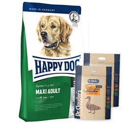 Happy Dog - Happy Dog Fit & Vital Maxi Büyük Irk Köpek Maması 14 Kg + 2 Adet Dr.Clauders Köpek Ödülü 80 Gr