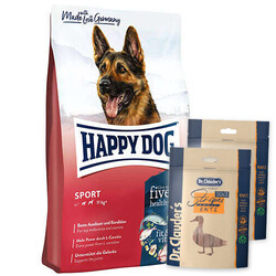 Happy Dog - Happy Dog Fit Vital Sport Aktif Yetişkin Köpek Maması 14 Kg + 2 Adet Dr.Clauders Köpek Ödülü 80 Gr