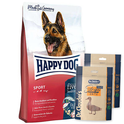 Happy Dog Fit Vital Sport Aktif Yetişkin Köpek Maması 14 Kg + 2 Adet Dr.Clauders Köpek Ödülü 80 Gr