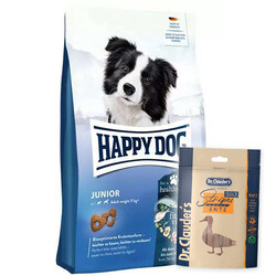 Happy Dog - Happy Dog Fit Vital Junior Yavru Köpek Maması 4 Kg + Dr.Clauders Köpek Ödülü 80 Gr