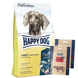 Happy Dog - Happy Dog Light Calorie Control Diyet Köpek Maması 12 Kg + 2 Adet Dr.Clauders Biftekli Ödül 80 Gr