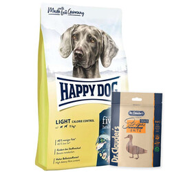 Happy Dog - Happy Dog Fit & Vital Light Calorie Control Diyet Köpek Maması 4 Kg + Dr.Clauders Köpek Ödülü 80 Gr