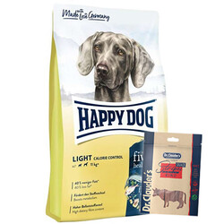 Happy Dog - Happy Dog Fit & Vital Light Calorie Control Diyet Köpek Maması 4 Kg + Dr.Clauders Biftekli Ödül 80 Gr