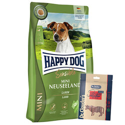 Happy Dog - Happy Dog Mini Neuseeland Küçük Irk Köpek Maması 4 Kg + Dr.Clauders Biftekli Ödül 80 Gr