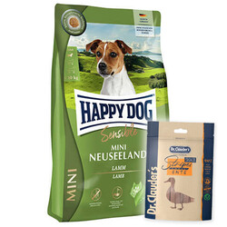 Happy Dog - Happy Dog Mini Neuseeland Küçük Irk Köpek Maması 4 Kg + Dr.Clauders Köpek Ödülü 80 Gr