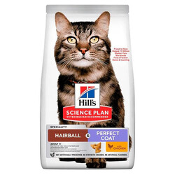 Hills - Hills Hairball Perfect Coat Tüy Yumağı Kontrol Tavuklu Kedi Maması 1,5 Kg 