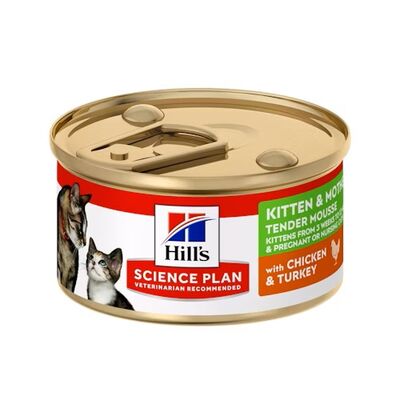 Hills Kitten Mother Tavuk Ve Hindili Yavru ve Anne Kedi Yaş Maması 85 Gr