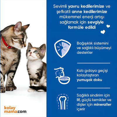 Hills Kitten Mother Tavuk Ve Hindili Yavru ve Anne Kedi Yaş Maması 85 Gr