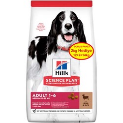 Hills - Hills Medium Kuzulu Yetişkin Köpek Maması 12 + 2 Kg (Toplam 14 Kg)