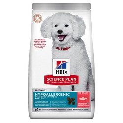 Hills - Hills Hypoallergenic Somonlu Küçük ve Mini Irk Köpek Maması 1,5 Kg