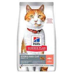 Hills - Hills Sterilised Kısırlaştırılmış Somonlu Kedi Maması 10 Kg