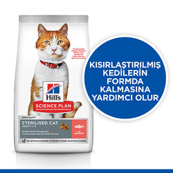 Hills Sterilised Kısırlaştırılmış Somonlu Kedi Maması 10 Kg - Thumbnail