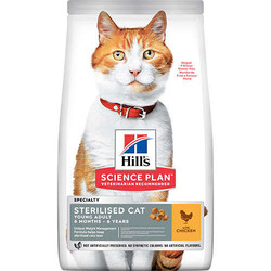 Hills - Hills Sterilised Kısırlaştırılmış Tavuklu Kedi Maması 10 Kg