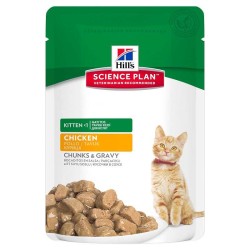 Hills - Hills Tender Chunks Kitten Tavuklu Yavru Kedi Yaş Maması 85 Gr