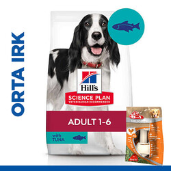 Hills - Hills Ton Balıklı Yetişkin Köpek Maması 2,5 Kg + 8in1 Köpek Ödül Kemiği