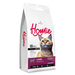 Homie - Homie Düşük Tahıllı Kuzulu Kedi Maması 1,5 Kg