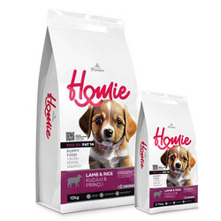 Homie - Homie Pro30 Düşük Tahıllı Kuzulu Yavru Köpek Maması 12 Kg + 2,75 Kg