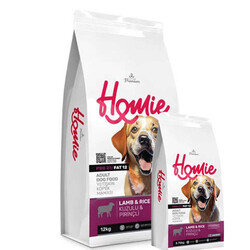 Homie - Homie Pro27 Düşük Tahıllı Kuzulu ve Pirinçli Köpek Maması 12 + 3,75 Kg (Toplam 15,75 Kg)