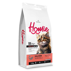 Homie - Homie Kitten Pro38 Düşük Tahıllı Somonlu Yavru ve Anne Kedi Maması 1,5 Kg