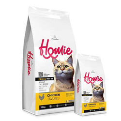 Homie - Homie Pro36 Düşük Tahıllı Tavuklu Kedi Maması 12 Kg + 1,5 Kg