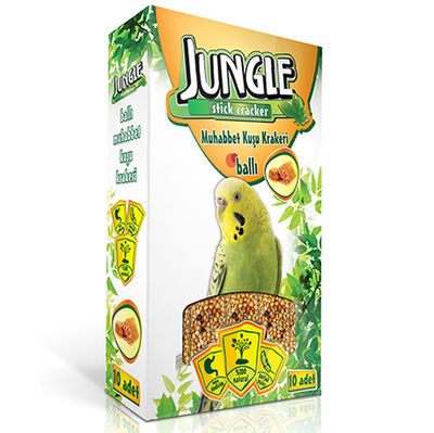 Jungle Ballı Muhabbet Kuşu Krakeri (10'lu Paket) - 10 x 30 Gr