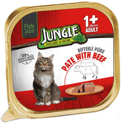 Jungle - Jungle Dana Etli Ezme / Pate Kedi Yaş Maması 100 Gr