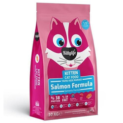 Kittylife - Kittylife Kitten Somonlu Yavru Kedi Maması 10 Kg