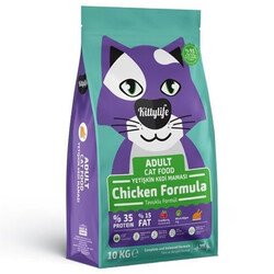 Kittylife - Kittylife Tavuklu Kedi Maması 10 Kg