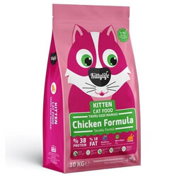 Kittylife - Kittylife Kitten Tavuklu Yavru Kedi Maması 10 Kg