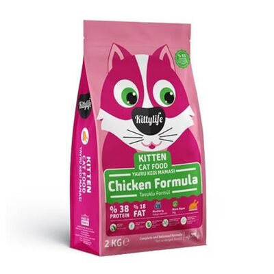 Kittylife Kitten Tavuklu Yavru Kedi Maması 2 Kg