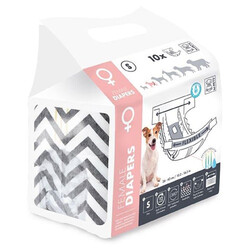 M-Pet - M-Pets Diapers Dişi Köpek Külot Small 10 lu Paket