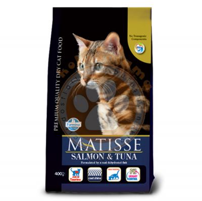 Matisse Somonlu ve Tuna Balıklı Kedi Maması 10 Kg + 4 Adet Temizlik Mendili