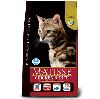 Matisse Tavuklu Pirinçli Yetişkin Kedi Maması 10 Kg + 4 Adet Temizlik Mendili