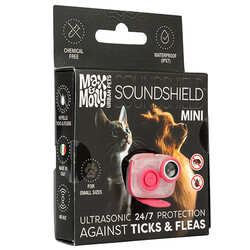 Max&Molly - Max Molly Soundshield MINI Ultrasonik Pire ve Kene Kovucu Tasma (Rose)