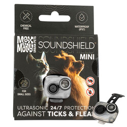 Max&Molly - Max Molly Soundshield MINI Ultrasonik Pire ve Kene Kovucu Tasma (Siyah)