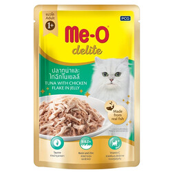 MeO - Me-O Delite Pouch Ton Balığı Ve Tavuk Etli Kedi Yaş Maması 70 Gr